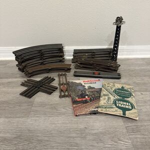 Vintage Lionel O Gauge Curved & Straight & Switches Train Track Pieces 1950s